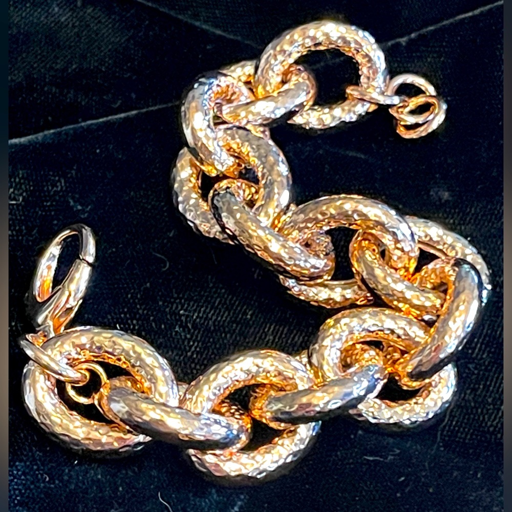 Vintage Bronzallure by Milor Italy 18K Rose Gold Plated
8" Bracelet